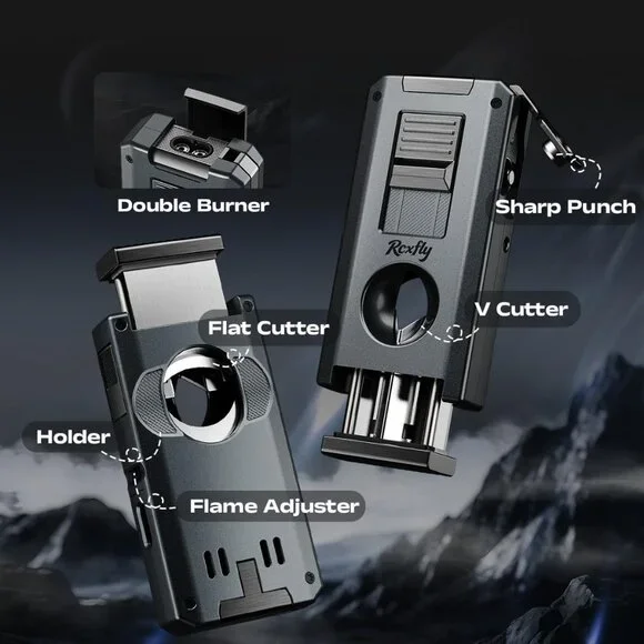 5-in-1 Torch Lighter with Holder - Picture 5 of 12